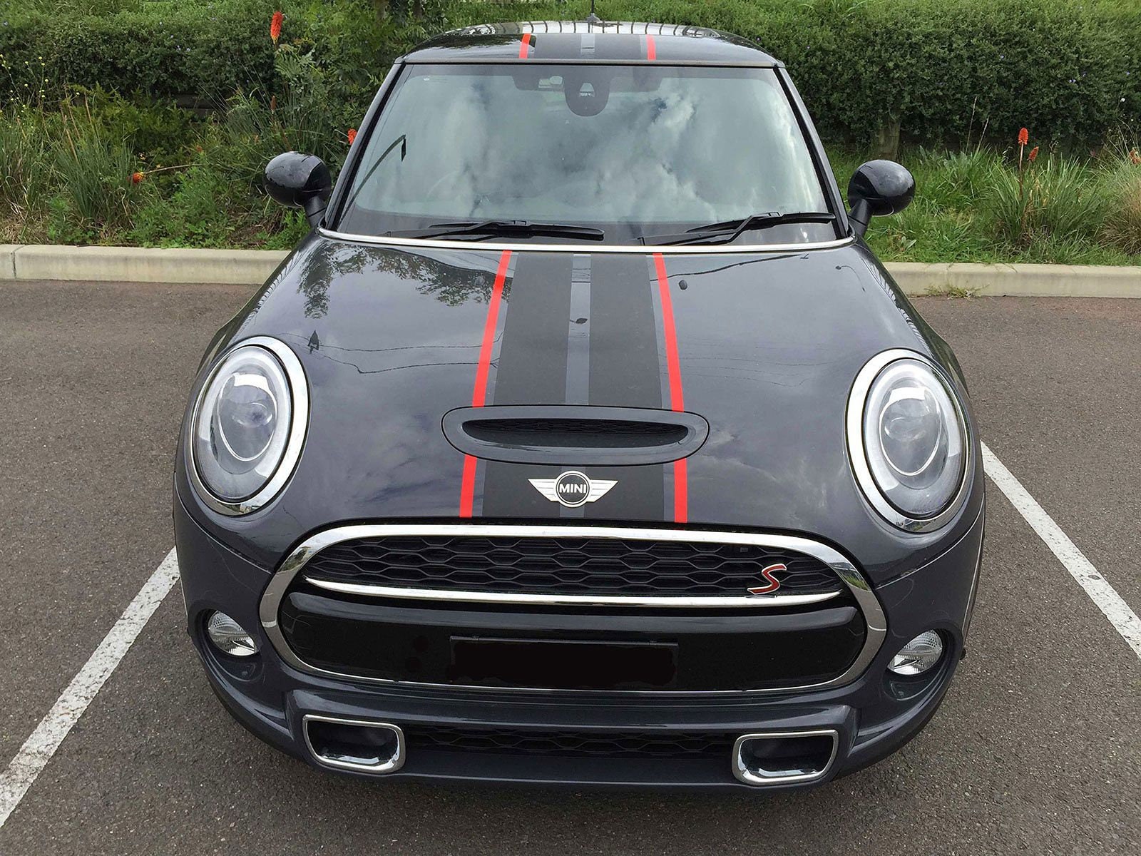 Mini Cooper bonnet stripes stripes for hood racing | Etsy