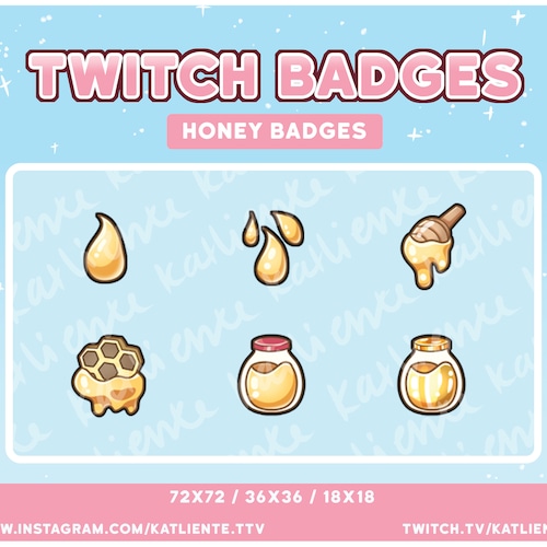 Kawaii Bee Sub Bit Badges Twitch Etsy Kawaii Bee Sub Bit Badges Twitch Etsy