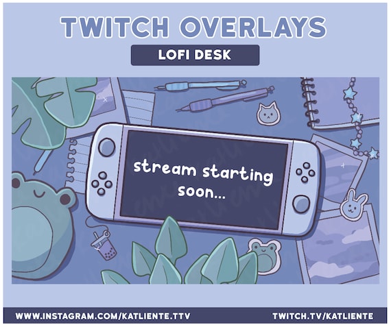 Just Chatting OBS STREAM OVERLAY twitch  facebook scene