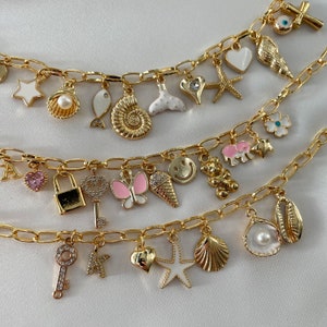 Charm Bracelet, Personalized Charm Bracelet for Women, Design Your Own Jewelry, Choose Your Jewelry, Custom Bracelet, Gift For Girlfriend zdjęcie 1