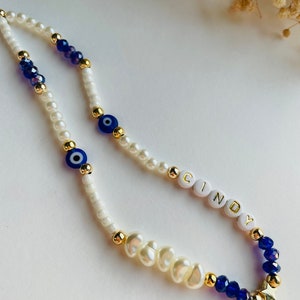 Rainbow Evil Eye Phone Charm Strap Phone Charm Strap Beaded - View #2