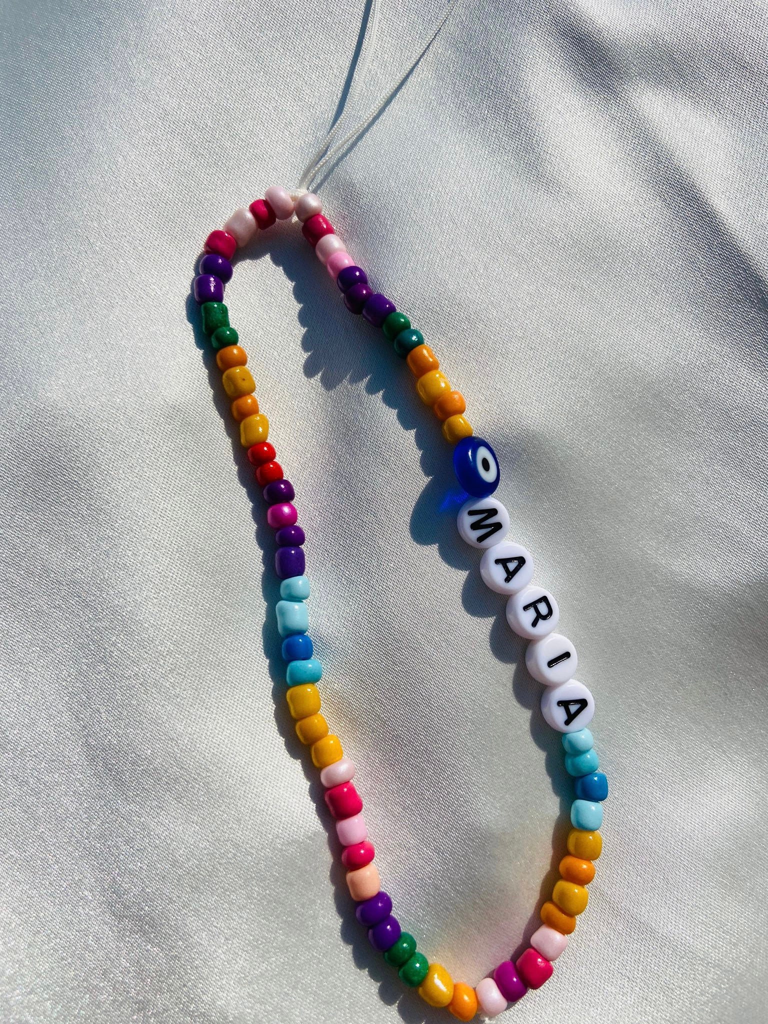 Bracelets Téléphone Portable 4 Pièces - Dragonne Perles Anti-Perte Pour Femmes