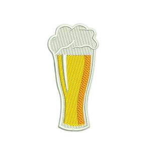 Beer Mug Glass Embroidery Design. Pokal design. 5 sizes. Instant Download