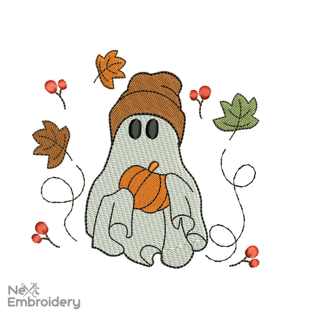 Fall Ghost Embroidery Design Autumn Pumpkin Boho Ghost Embroidery Il 1080xN.5293444844 2siu