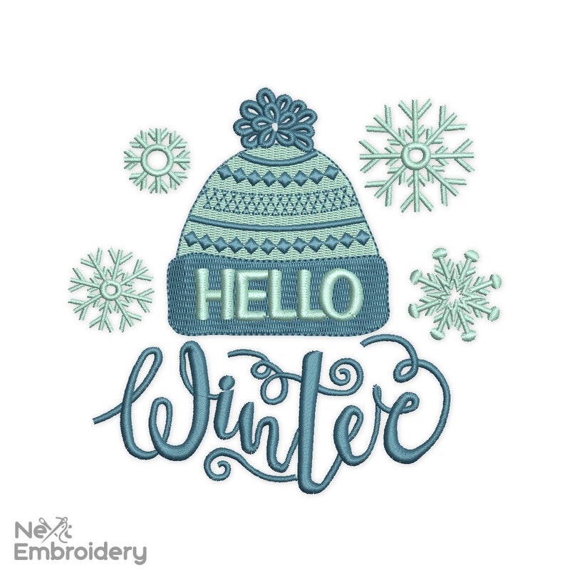 Winter Embroidery - Etsy
