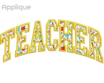 Stickdatei, Lehrerin Stickdatei, Maschinenstickerei, Maschinenstickerei, Instant Download