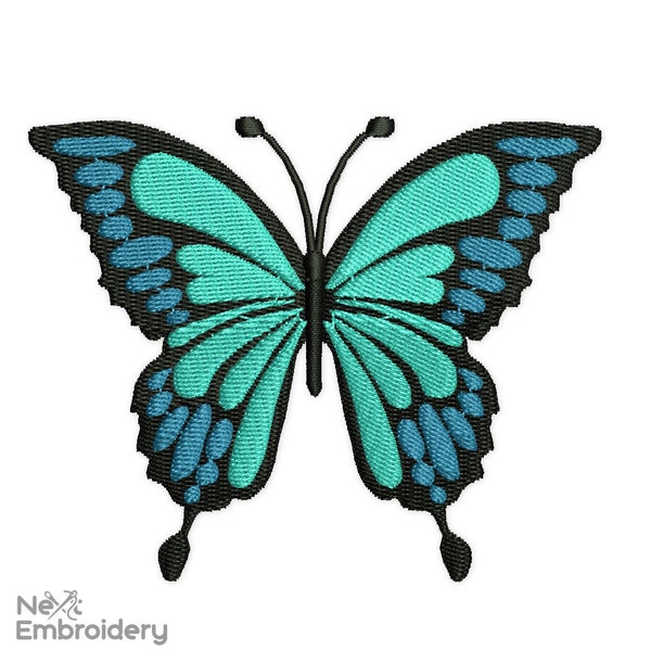 Silhouette de papillon : mini motif de broderie (téléchargement instantané)