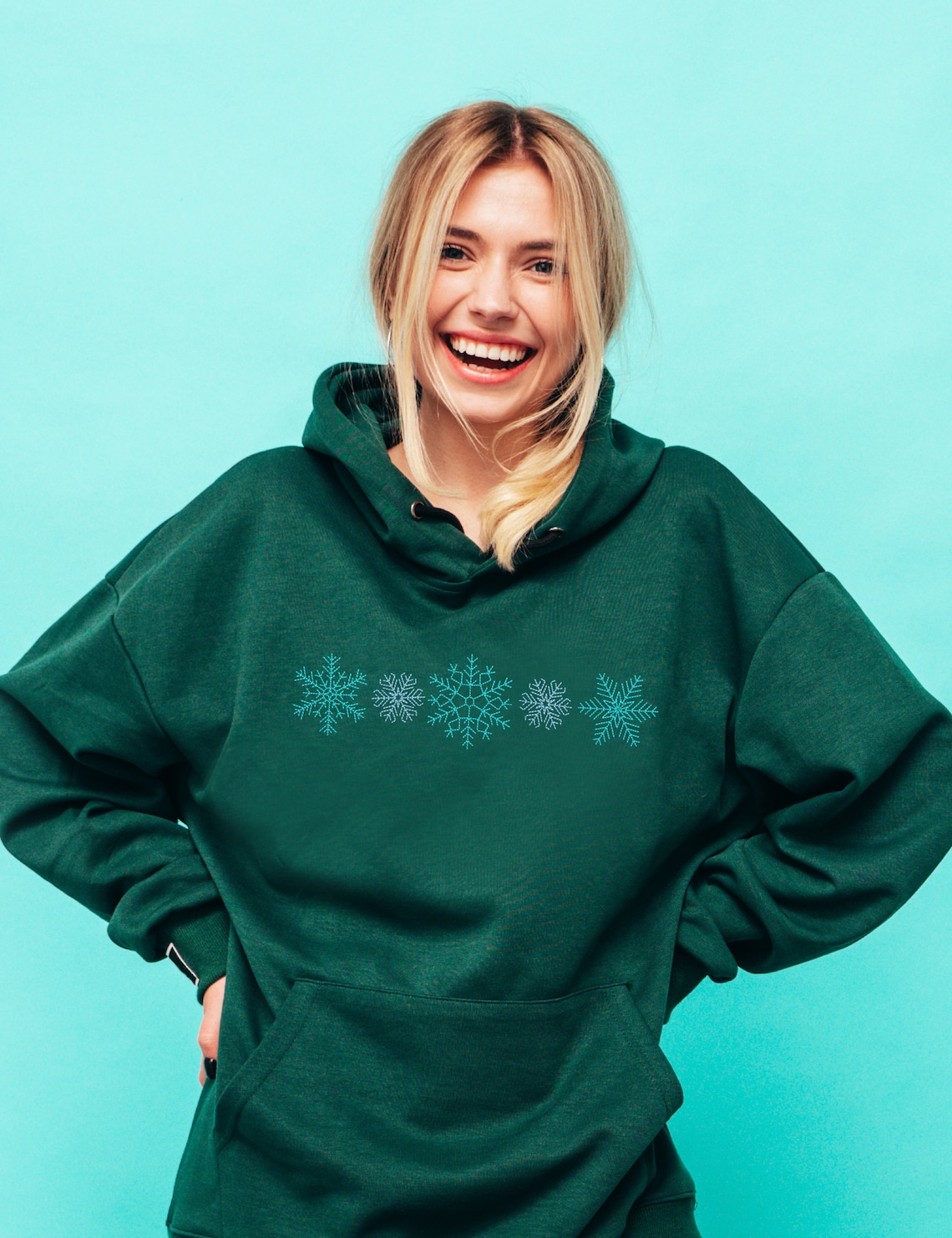 Embroidered Holiday Longall