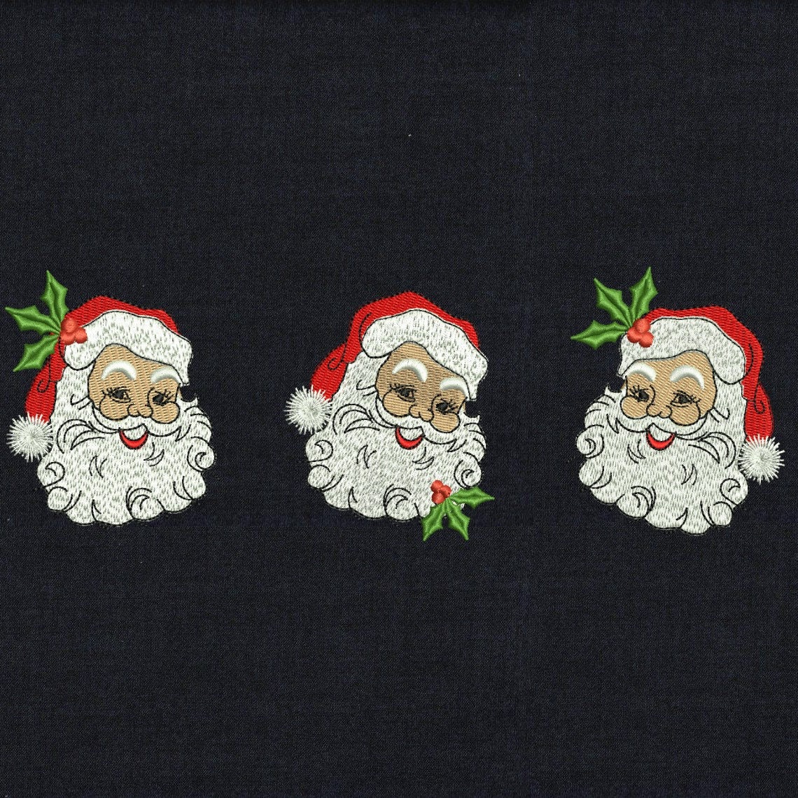 Embroidery Design Rocker Santa Vintage Santa Embroidery Design, Christmas Machine Embroidery (PES) - Etsy