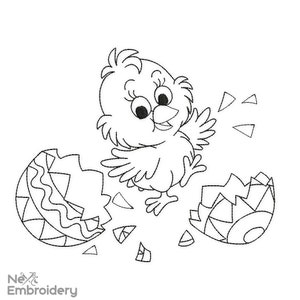 Happy Easter Embroidery Designs. Instant Download