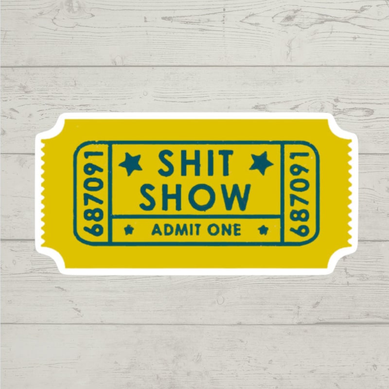 Shit Show Button Welcome to the Shit Show - Etsy