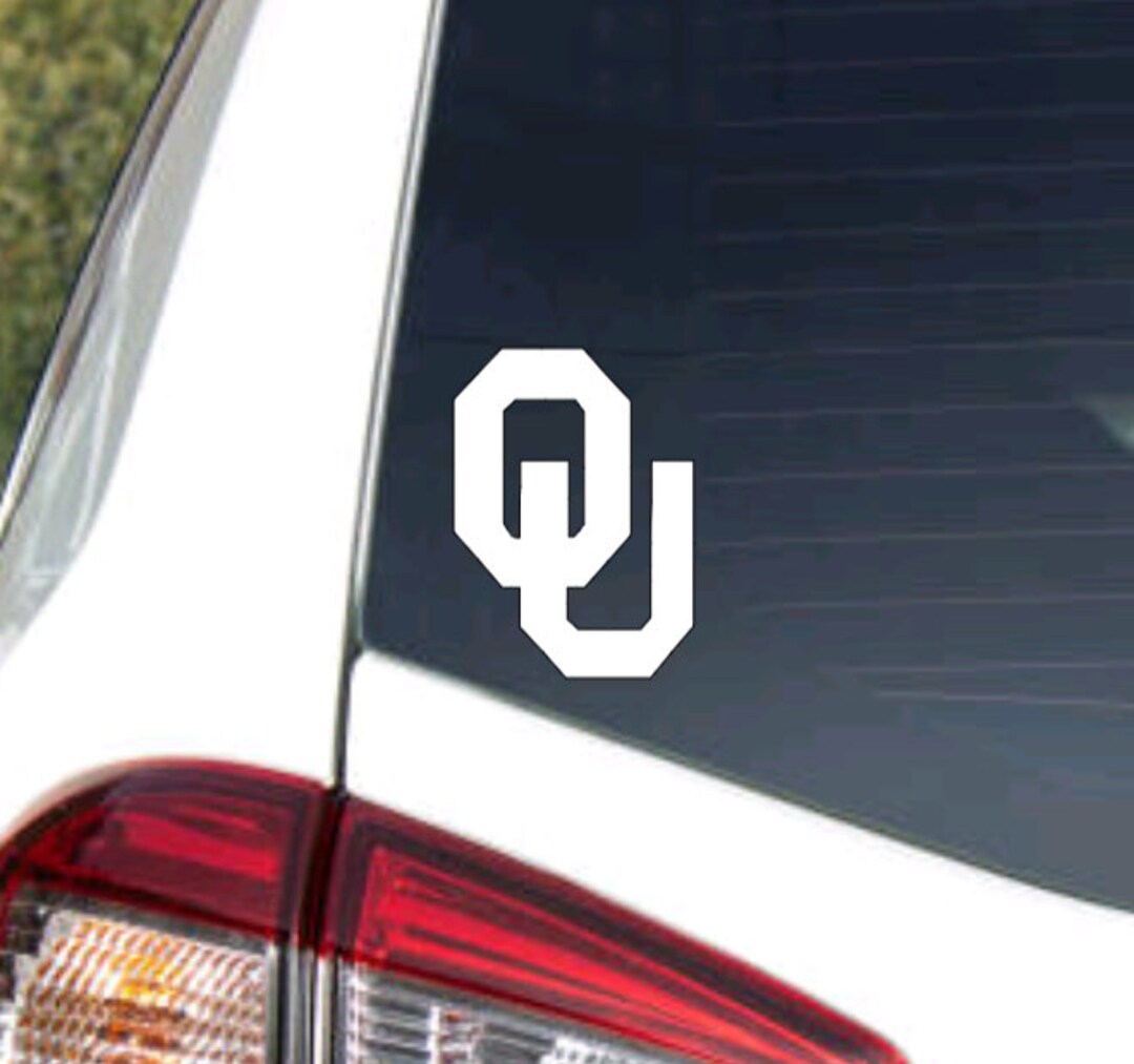 Oklahoma Vinyl Decal College Decals OU Window Vinyl Etsy