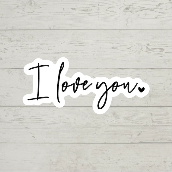 I Love You Sticker