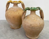 Medium Antique Twisted Handle Amphora