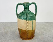 Vintage Tri-Colour Glaze Amphora