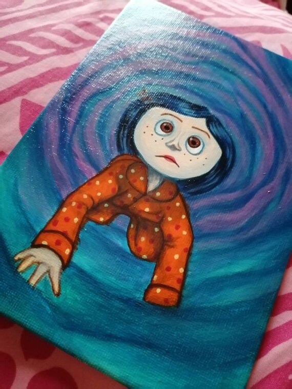 Coraline ORIGINAL Painting | Etsy