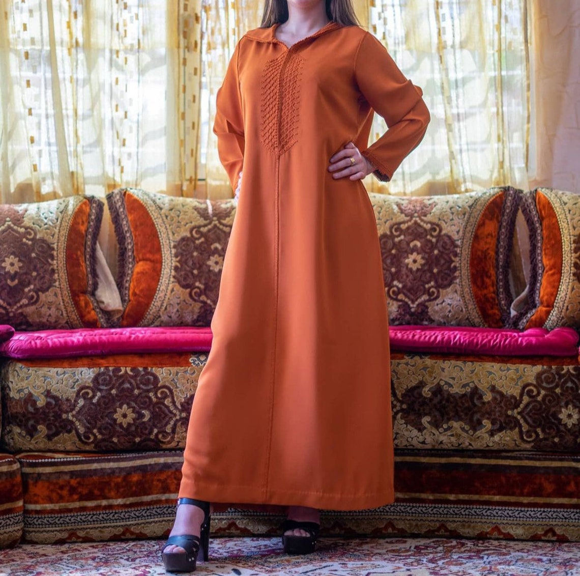 Summer Moroccan dresses Jellaba 2021 HAND MADE Premium | Etsy