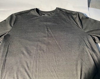 Tommy Bahama Men's Silver/Grey  Long Sleeve T Shirt Size XL