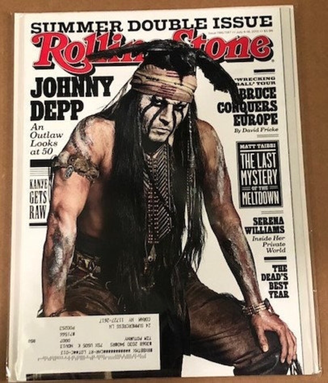 Rolling Stone Magazine Johnny Depp Cover | Etsy