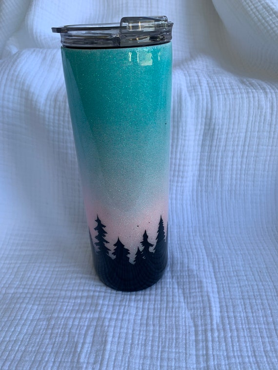 Northern Lights Pastel Tumbler/camping Tumbler/travel Cup/cup Etsy