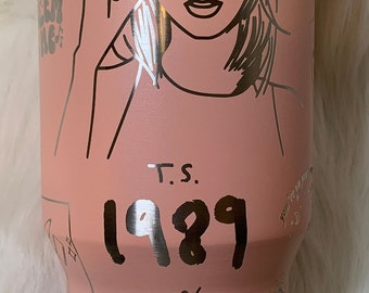 Taylor Swift Fan Laser Engraved Tumbler/Swiftie Beverage Mug
