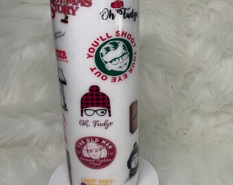 A Christmas Story Red Rider 20oz Cup/Christmas Movie Tumbler/You’ll Shoot Your Eye Out Mug