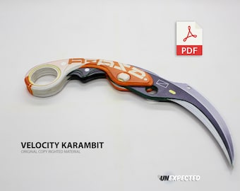 Paper Valorant Velocity Karambit (O)