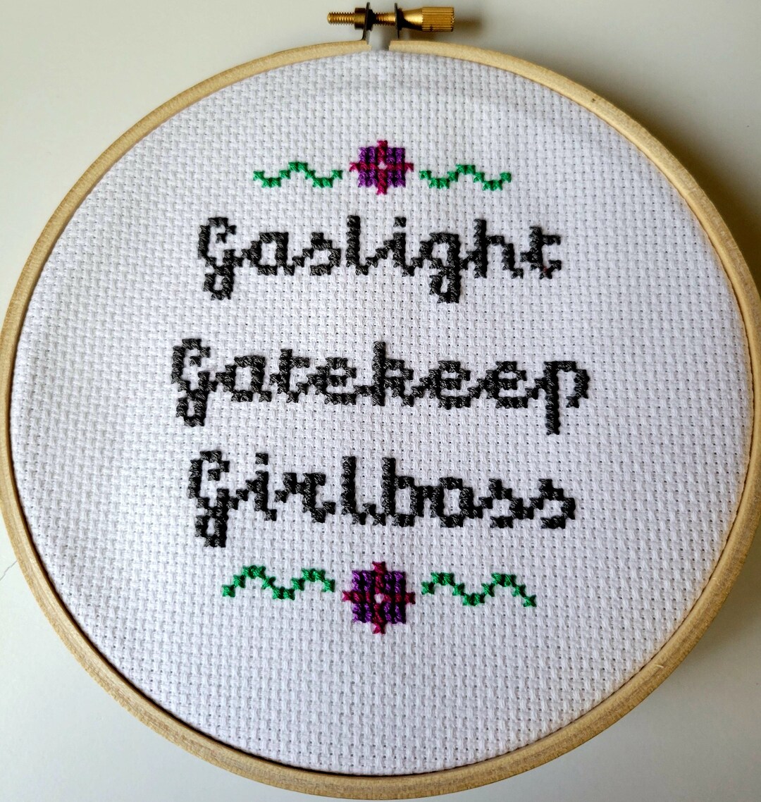 Girls just wanna have wine funny cross stitch embroidery pattern – JPCrochet