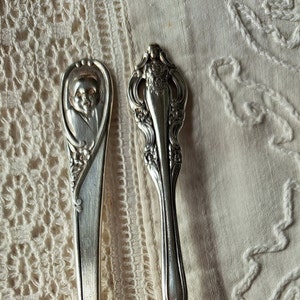 2 Baby spoons. Community Silverplate Brahams pattern and Gerber by Winthrop silver plate