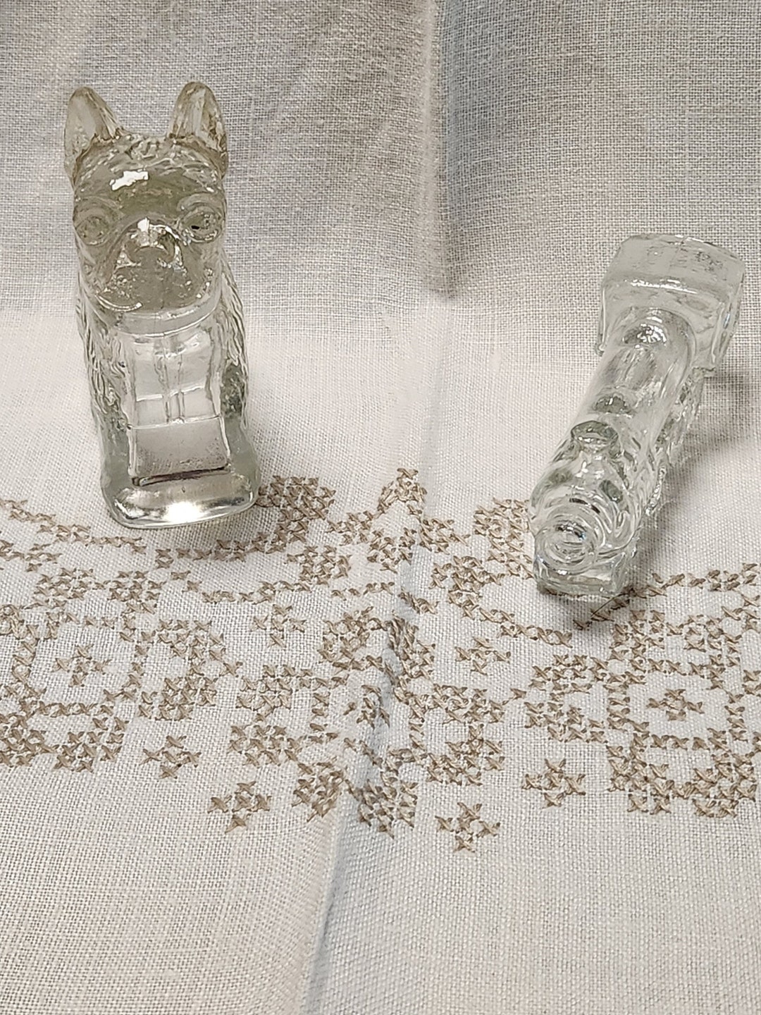 Vintage Glass Bulldog Candy Container 186 Glass Candy Etsy