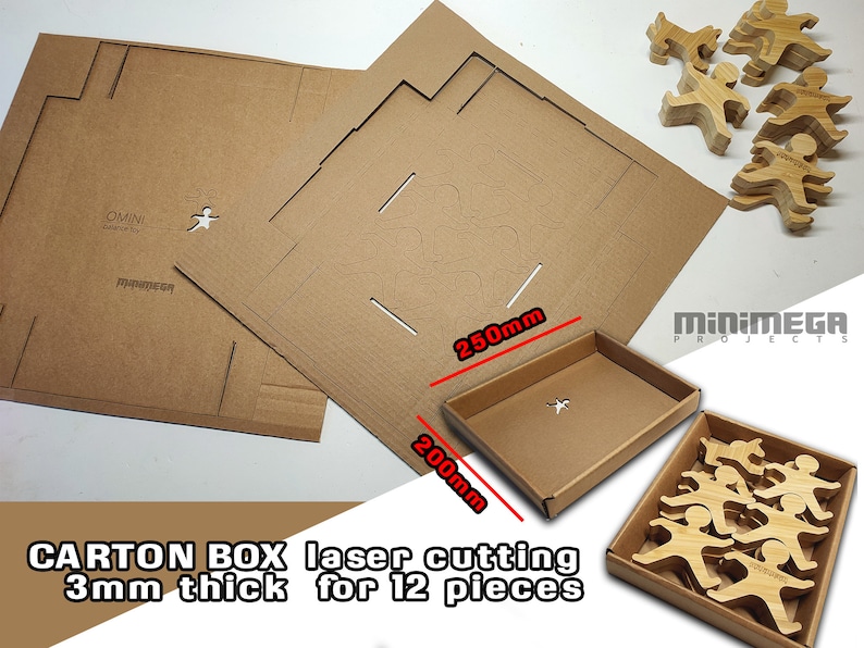BALANCE GAME wood stacking, cnc cutting files, laser files, balance toy dxf cnc file, cnc wood game, balance toy cnc image 4
