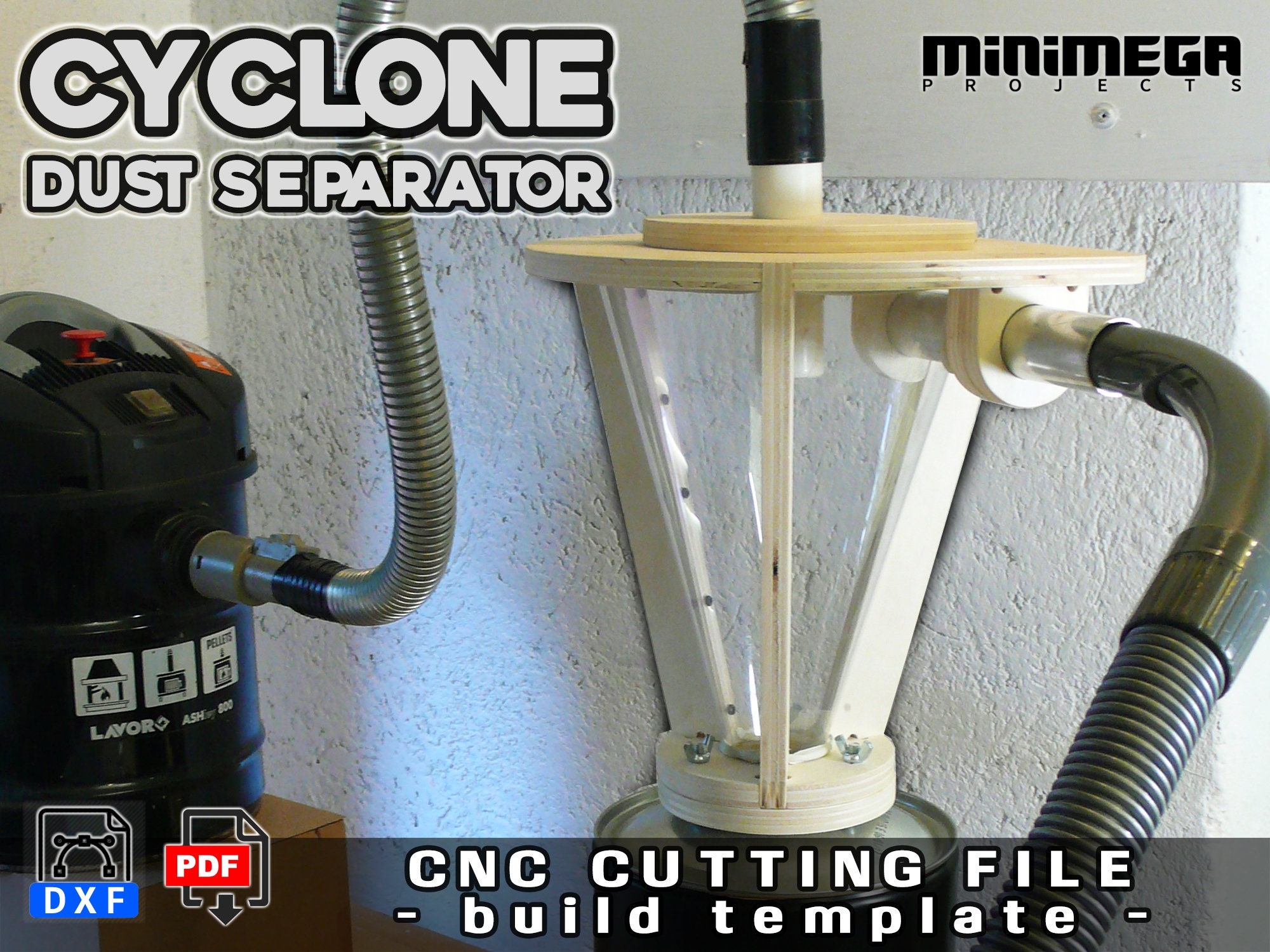 CYCLONIC DUST COLLECTOR, Cyclone Separator Cnc, Dust Collector File
