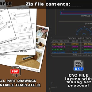 MARKING GAUGE ,cnc File, Build Plans, Pdf Printable Template - Etsy