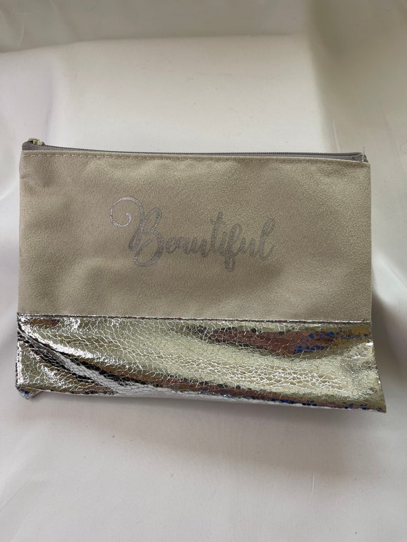 2 Pack Lash Bag in Silver Etsy