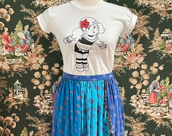 1980s Vintage Silk Skirt