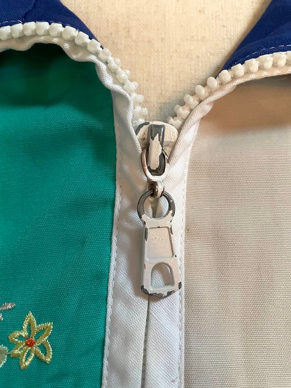 1990s Vintage Cotton Patchwork Jacket - image 3