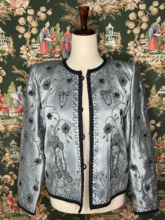 1980s Vintage Embroidered Jacket - image 1