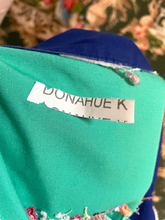 1990s Vintage Cotton Patchwork Jacket - image 9