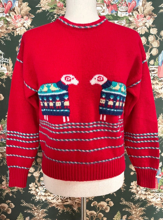 1980s Vintage Orvis Sweater With 3D 