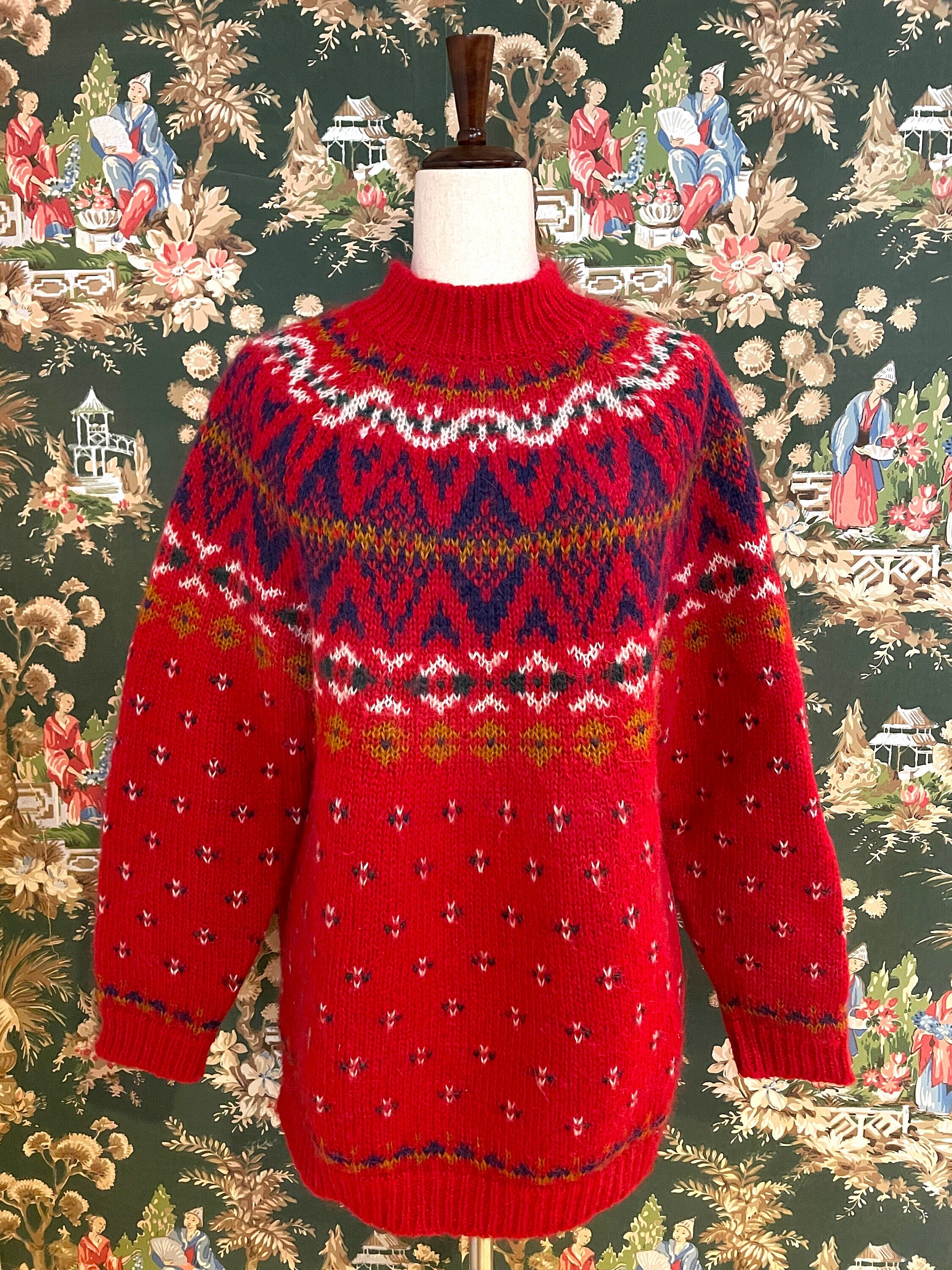 1990s Vintage Fair Isle Sweater by 