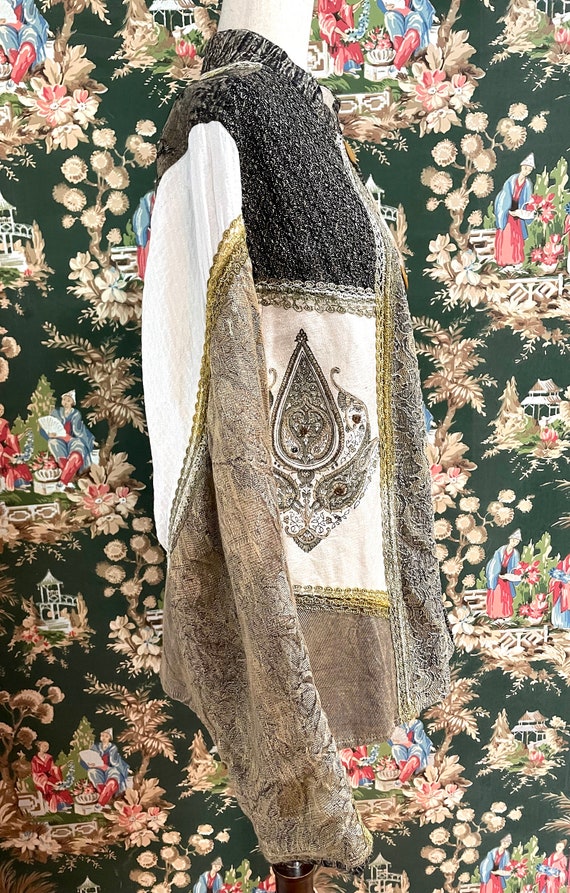 1990s Vintage Patchwork Jacket Made in India - image 2