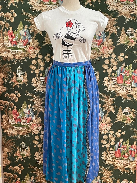 1980s Vintage Silk Skirt