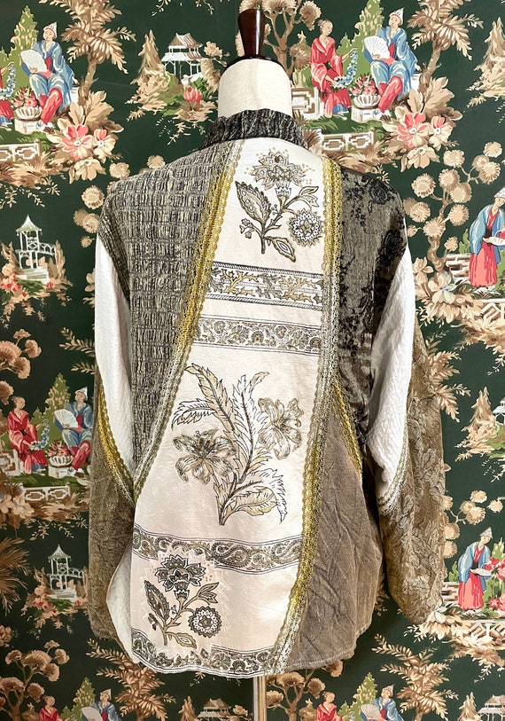 1990s Vintage Patchwork Jacket Made in India - image 3