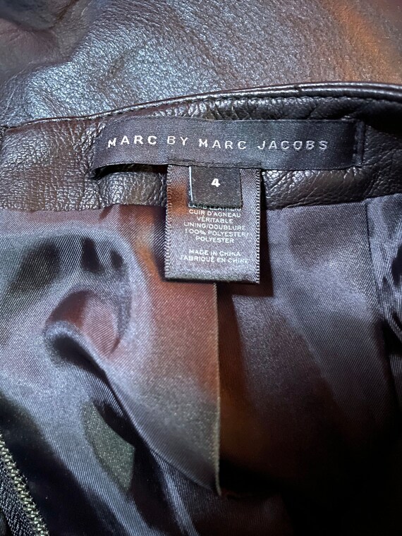 Y2K Vintage Marc by Marc Jacobs Black Leather Min… - image 9