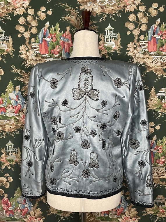 1980s Vintage Embroidered Jacket - image 2