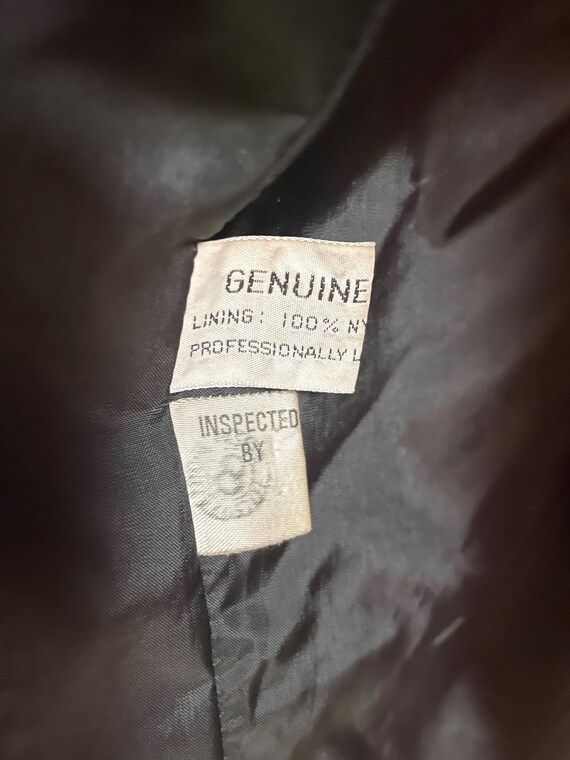 1980s Vintage Long Leather Coat (Medium) - image 10