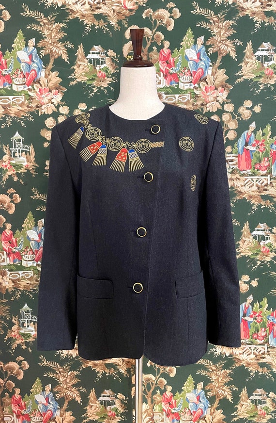 1980s Vintage Wool Jacket by Antonette