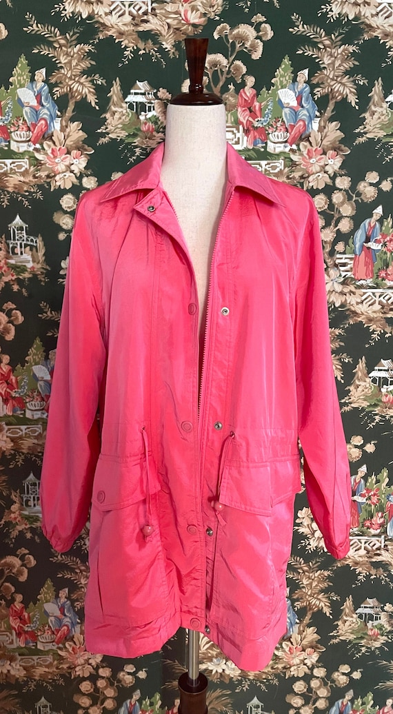 1980s Vintage Pink Windbreaker by Misty Harbor