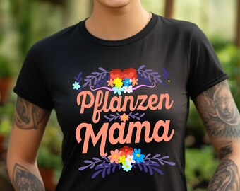 Garten T-Shirt Damen Pflanen Mama Gartenliebhaber Gärtner Geschenk Hobbygärtner