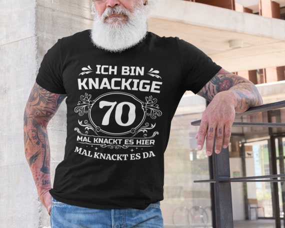 Geburtstagsshirt 70 Jahre Geburtstag T-Shirt Mann Geschenk Runder Geburtstag Lustiges Geburtstagsgeschenk Männer
